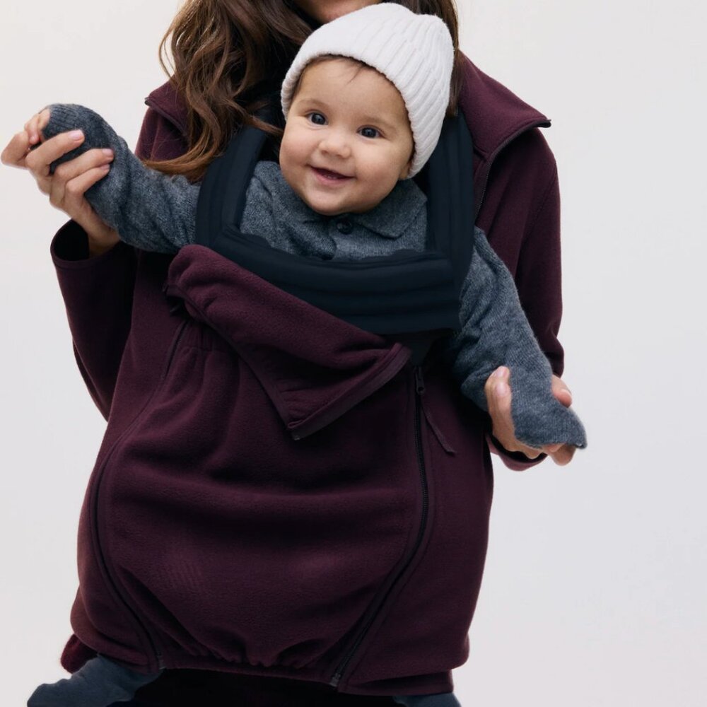 H&M MAMA Before & After Babywearing Fleece Jacket